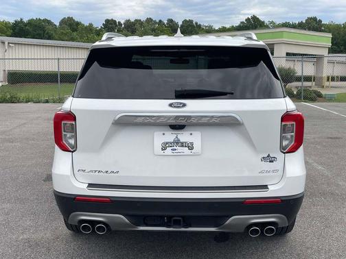 Star White Metallic Tri-Coat 2023 Ford Explorer Platinum
