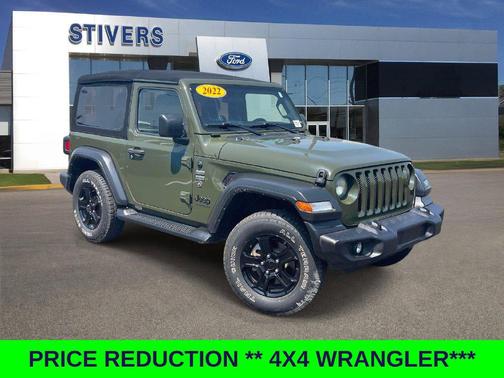Sarge Green Clearcoat 2022 Jeep Wrangler Sport S