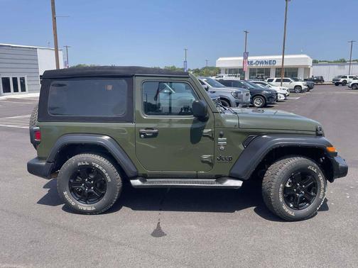 Sarge Green Clearcoat 2022 Jeep Wrangler Sport S
