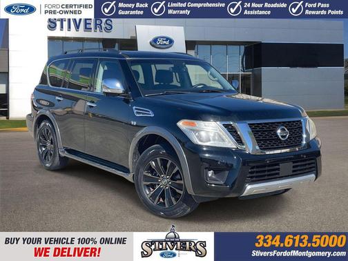 Super Black 2017 Nissan Armada Platinum