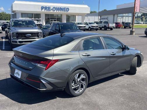 Amazon Gray 2024 Hyundai ELANTRA HEV Limited
