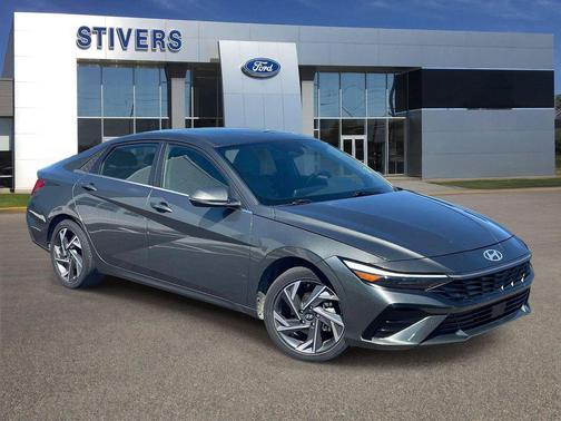 Amazon Gray 2024 Hyundai ELANTRA HEV Limited