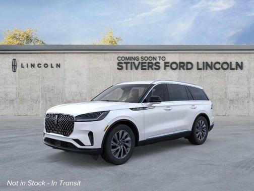 Pristine White Metallic Tri-Coat 2026 Lincoln Aviator Premiere