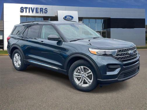 Stone Blue Metallic 2022 Ford Explorer XLT
