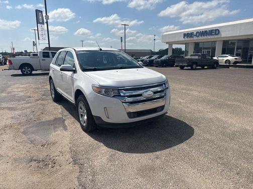 White Platinum Clearcoat Metallic 2013 Ford Edge SEL