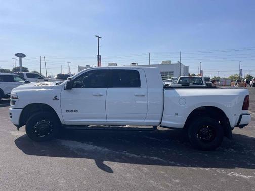 Bright White Clearcoat 2025 RAM 3500 Laramie Mega Cab 4x4 6'4' Box