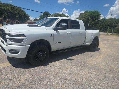 Bright White Clearcoat 2025 RAM 3500 Laramie Mega Cab 4x4 6'4' Box