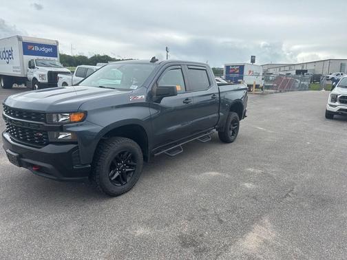 Shadow Gray Metallic 2021 Chevrolet Silverado 1500 Custom Trail Boss
