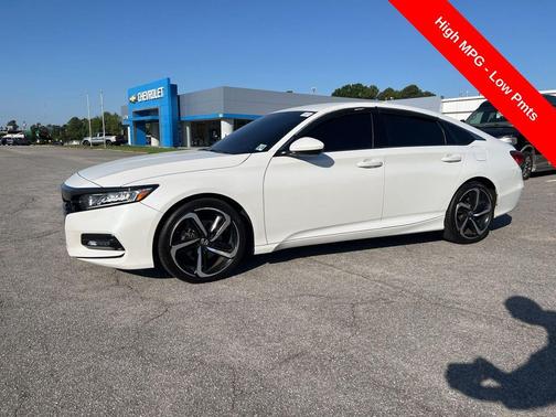 Platinum White Pearl 2020 Honda Accord Sport 1.5T