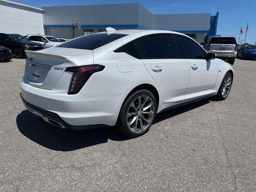 Crystal White Tricoat 2023 Cadillac CT5 Sport