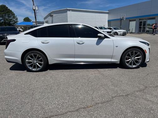 Crystal White Tricoat 2023 Cadillac CT5 Sport