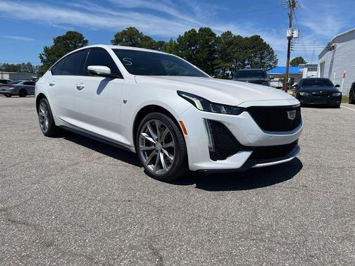 Crystal White Tricoat 2023 Cadillac CT5 Sport