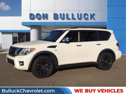 Pearl White 2017 Nissan Armada Platinum