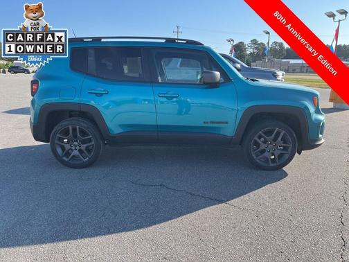 Bikini Metallic Clearcoat 2021 Jeep Renegade 80th Anniversary 4x4