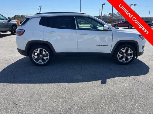 White Clearcoat 2021 Jeep Compass Limited