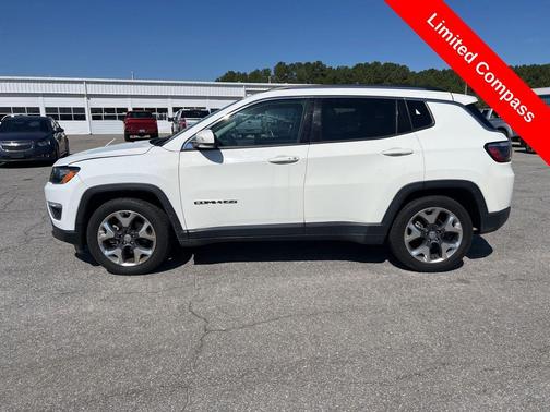 White Clearcoat 2021 Jeep Compass Limited