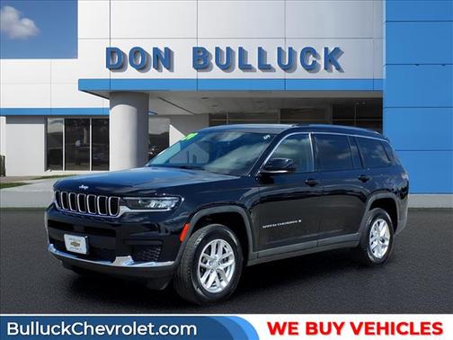 Diamond Black Crystal Pearlcoat 2022 Jeep Grand Cherokee L Laredo