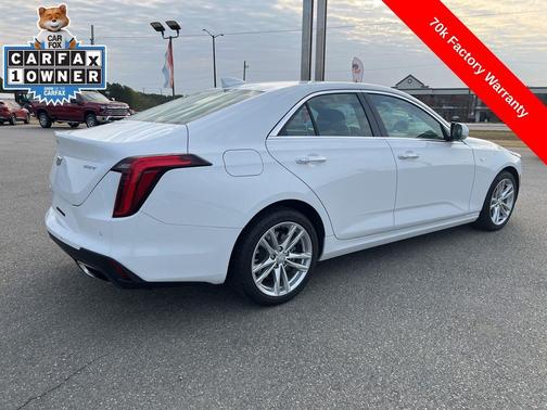Summit White 2024 Cadillac CT4 Luxury