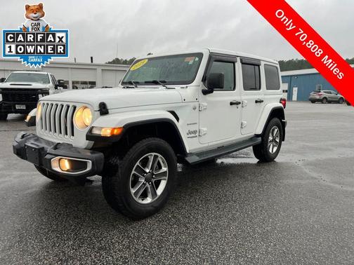 Bright White Clearcoat 2019 Jeep Wrangler Unlimited Sahara