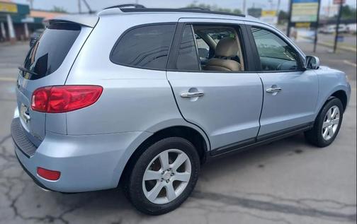 Blue 2008 Hyundai SANTA FE Limited