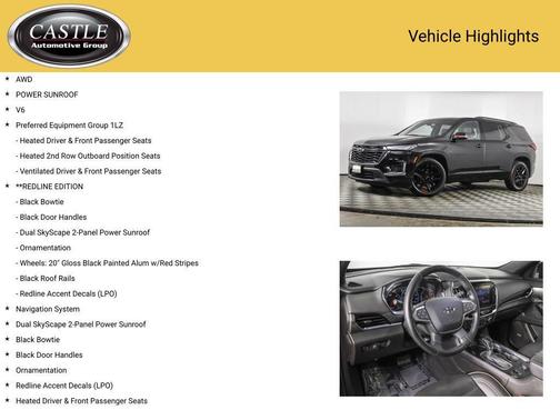 Mosaic Black Metallic 2023 Chevrolet Traverse Premier