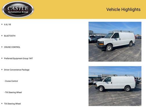 Summit White 2021 Chevrolet Express 3500 RWD 3500 Regular Wheelbase WT