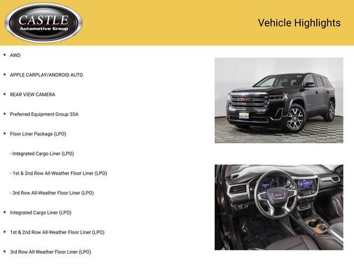 2023 GMC Acadia AWD SLE