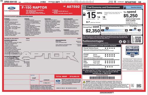 2022 Ford F-150 Raptor
