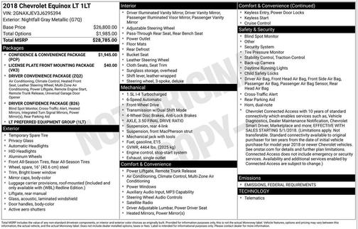 2018 Chevrolet Equinox LT