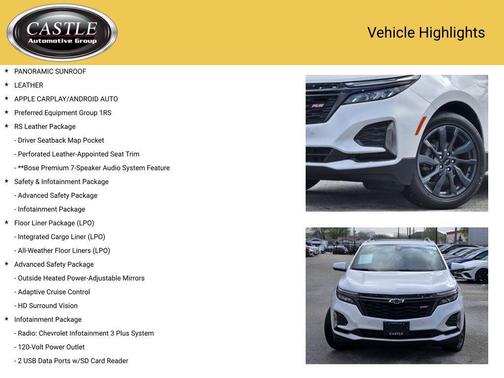Iridescent Pearl Tricoat 2024 Chevrolet Equinox FWD RS