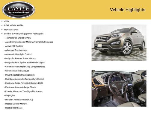 2013 Hyundai SANTA FE Sport 2.0T