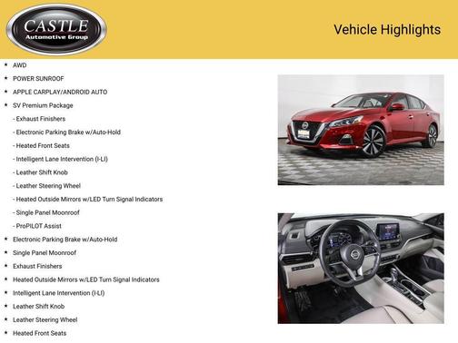 2022 Nissan Altima 2.5 SV