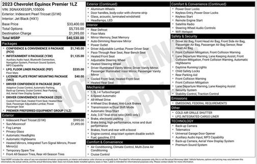 2023 Chevrolet Equinox Premier w/1LZ