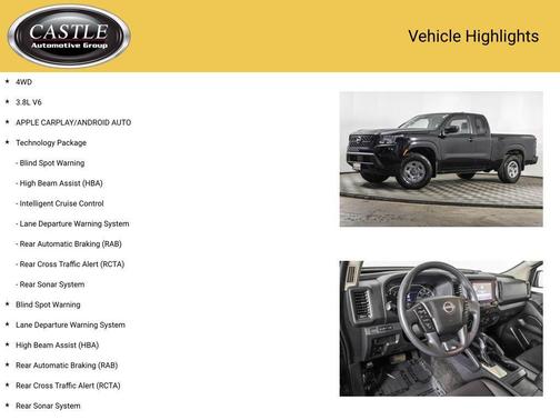 Super Black 2022 Nissan Frontier S