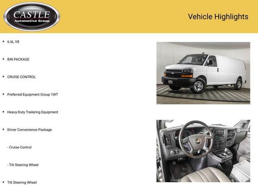 Summit White 2021 Chevrolet Express 2500 Work Van