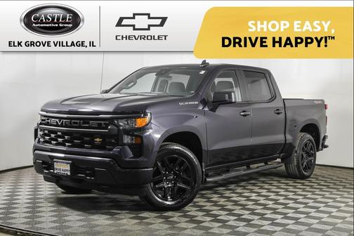 Dark Ash Metallic 2023 Chevrolet Silverado 1500 Custom