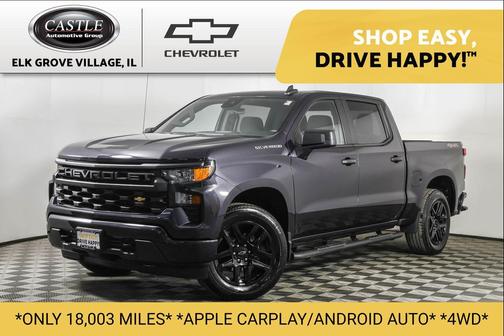 Dark Ash Metallic 2023 Chevrolet Silverado 1500 Custom