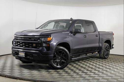 Dark Ash Metallic 2023 Chevrolet Silverado 1500 Custom
