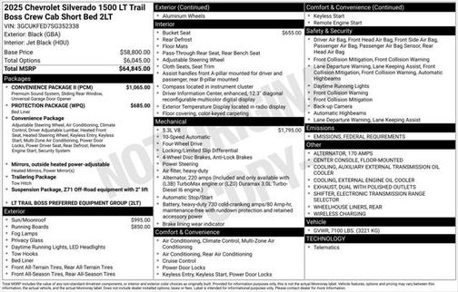 2025 Chevrolet Silverado 1500 LT Trail Boss