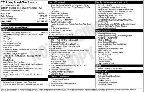 2023 Jeep Grand Cherokee 4xe Base