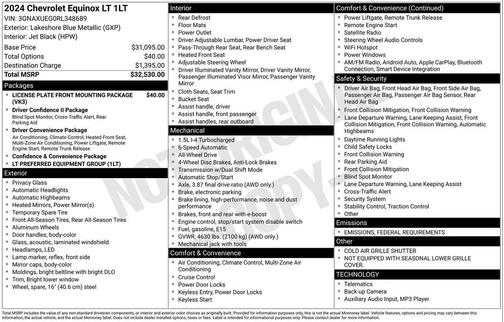2024 Chevrolet Equinox 1LT