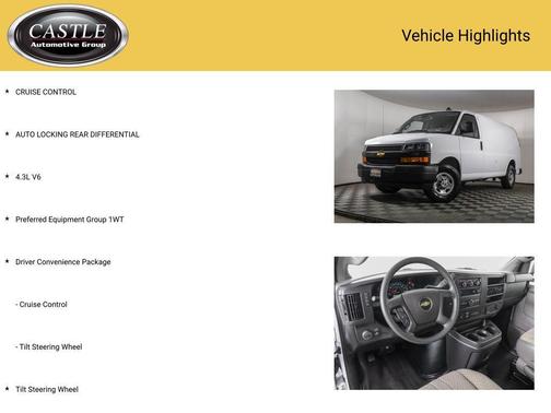 2024 Chevrolet Express 2500 RWD 2500 Regular Wheelbase WT