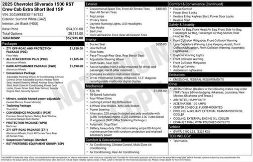 2025 Chevrolet Silverado 1500 RST