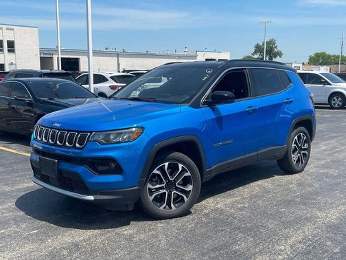 Laser Blue Pearlcoat 2023 Jeep Compass Limited
