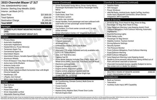 2023 Chevrolet Blazer 2LT