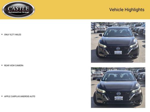 Super Black 2025 Nissan Sentra SR