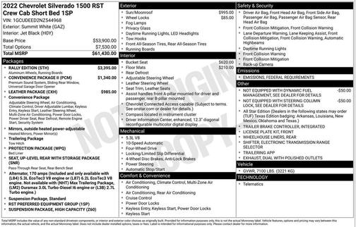 2022 Chevrolet Silverado 1500 RST