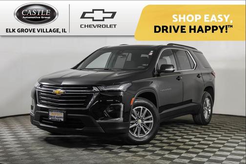 Mosaic Black Metallic 2023 Chevrolet Traverse LT Cloth