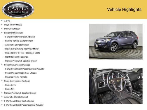 Atlantis Blue Metallic 2013 Chevrolet Equinox 2LT