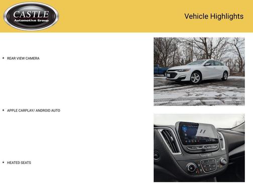 Summit White 2024 Chevrolet Malibu FWD 1LT
